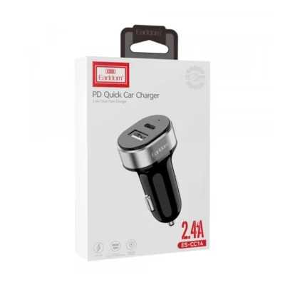 شارژر فندکی 2.4 آمپر ارلدام مدل ES-CC14