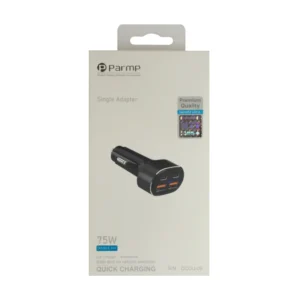 شارژر فندکی 75 وات پارمپ مدل Parmp DCDU-09